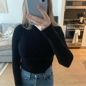 Black turtleneck
